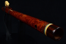 Redwood Burl Native American Flute, Minor, Mid F#-4, #F51B